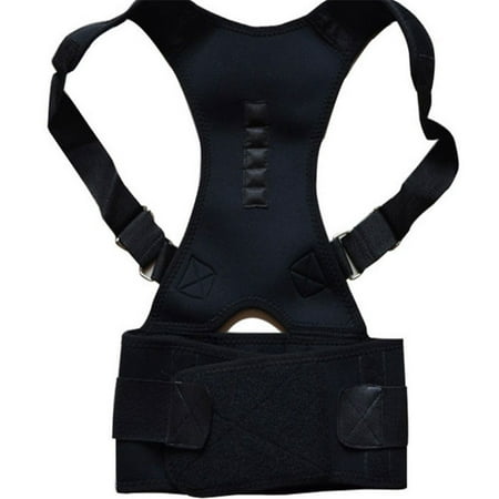 Yosoo Comfort Posture Corrector Back Support Brace Improve Posture and Provide Lumbar Support for Lower and Upper Back Pain for Men and Women Full Adjustable