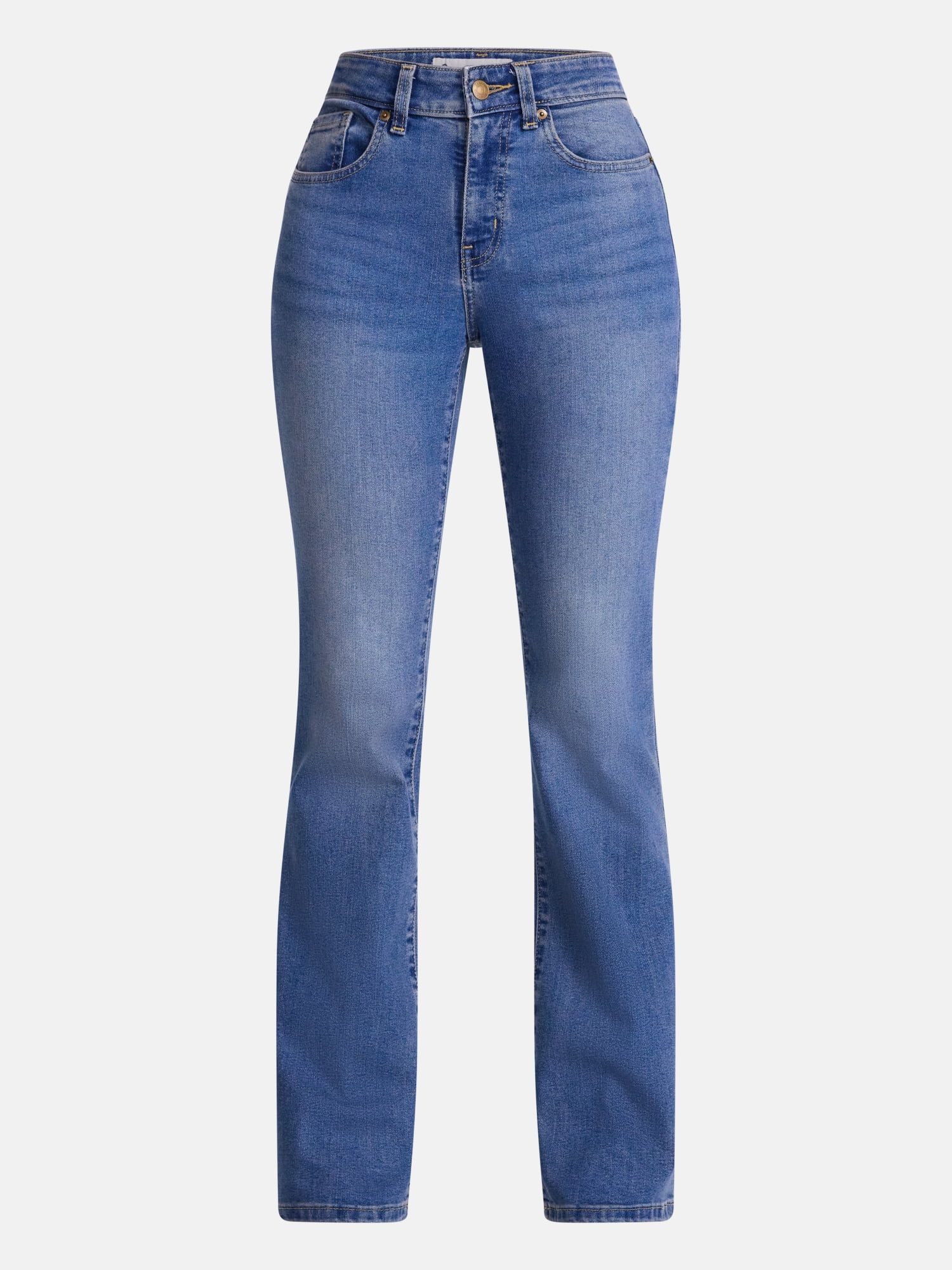 Scenario Women's Mid Rise Bootcut Jeans, Sizes 0-20, 0S-20S, 4L-14L