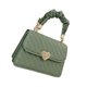 thumbnail image 3 of Bolso de hombro Convertible pequeño para mujer, bolso de mano con rombos simples, bolso de viaje a la moda, tamaño libre verde, 3 of 8