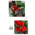 thumbnail image 3 of Guirnalda de Navidad, Guirnalda de Puerta Navidad Guirnalda de decoración de Navidad Guirnalda de Navidad con Bolas Guirnalda de Navidad Hecha a Mano Guirnalda de decoración, 32CM Xemadio LN-0833, 3 of 7
