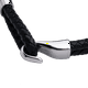 thumbnail image 2 of Brazalete para Hombre LUCKMAN Quentin Piel Vegana Acero Inoxidable Negro UNITALLA, 2 of 6
