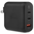 thumbnail image 1 of Cargador de pared Getttech GBD-WC70B carga rápida 700w GaN USB-C / USB-A enchufe plegable mecanismos de protección, 1 of 7
