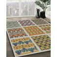 thumbnail image 2 of Ahgly Company Indoor Square Patterned Brown Novelty Area Rugs, 3' Square, 2 of 6