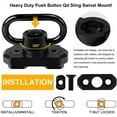 thumbnail image 4 of Okeba QD Sling Swivels with Sling Mounts (2 Pack), 4 of 7
