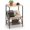 Beech, variant on BarefHaven Industrial Side Table, 3-Tier Accent End Table with Small Book Record Shelve, Metal Frame, Scratch-Resistant Top, Small Bookcase, Record Player Stand for Living Room, Bedroom (2, Beech)