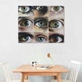 thumbnail image 2 of Orinice Realistic Eyes Fine Art Aesthetic Wall Painting for Classroom Kitchen Office Farmhouse Bathroom Room Decor Pictures Wall Art Canvas Living Room Bedroom Home Office Wall Decor, 2 of 6