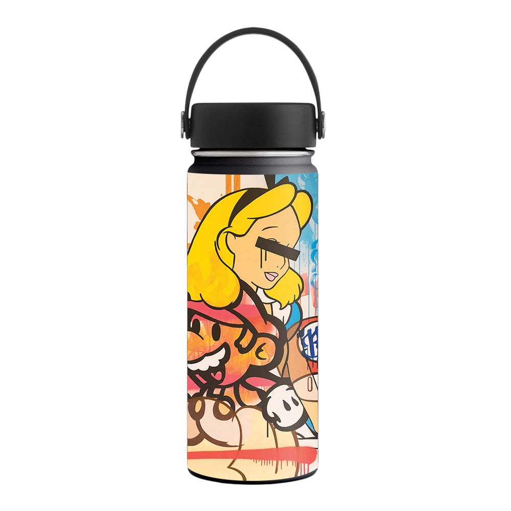 Skin Decal Wrap for Hydro Flask 18 oz. Wide Mouth sticker Cartoon Mania