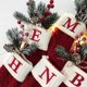 thumbnail image 3 of Calcetines de punto con letras navideñas Bolsas para envolver regalos de Navidad Adornos navideños para el hogar 2024 Adornos navideños para el árbol de Navidad, 3 of 5