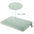 thumbnail image 4 of Mosiso Water Repellent Lycra Sleeve Bag Cover for 13-13.3 Inch Laptop with Small Case for MacBook Charger,Mint Green, 4 of 7