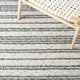 thumbnail image 5 of SAFAVIEH Marbella Neven Striped Area Rug, Ivory/Grey, 8' x 10', 5 of 10