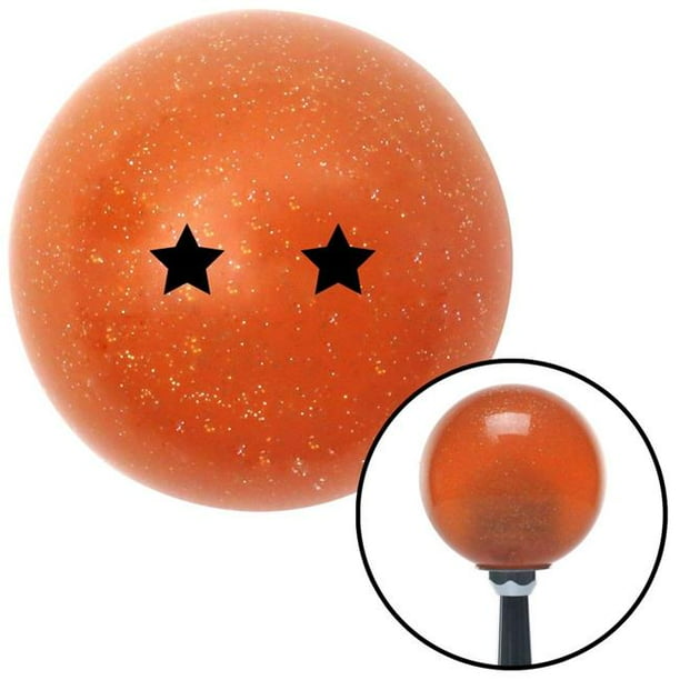 Black Dragon Ball Z 2 Star Orange Metal Flake Shift Knob With M16 X 1 5 Insert Brody Walmart Com Walmart Com