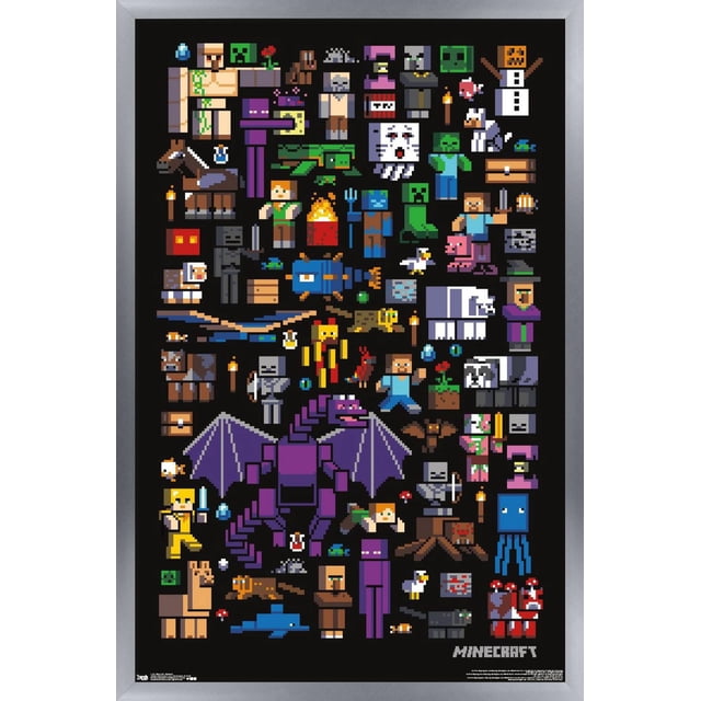 Minecraft - Mobbery Wall Poster, 22.375" x 34"