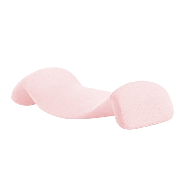 Supportive Lumbar Pillow Memory Foam U-Shaped Design Ergonomic Cotton Fabric for Relaxation Back Support Restful Sleep