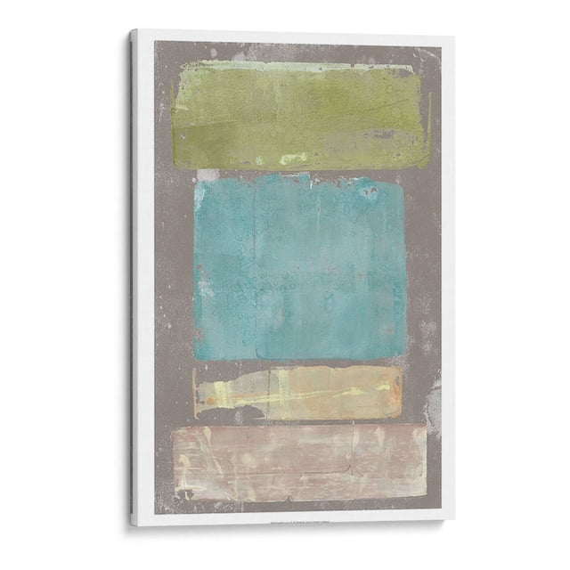 Cuadro decorativo - Colores Con Paneles I, Jennifer Goldberger 70x105 Canvas Lab abstracción, arte abstracto, abstracto