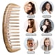 thumbnail image 5 of Peine de dientes anchos, peine de dientes anchos de sándalo extra grande, peine de sándalo desenredante para cabello rizado y seco, antiestático, 5 of 5