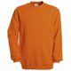 thumbnail image 1 of B&C - Sudadera básica con cuello redondo Corte moderno mangas Set In Hombre caballero (Naranja calabaza), 1 of 1