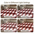 thumbnail image 7 of ODIKA 4'x6' Washable Area Rug Stain Resistant, Low Pile, Easy Care Buffalo Plaid Gingham Check With Country Farmhouse Tartan Motif for Dorm Room, Small Living, 7 of 7