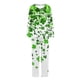 thumbnail image 5 of RKSTN St Patrick's Day Pajamas Set for Women Oversized Crewneck St Paddy's Day Lucky Shamrock Printed Loungewear Matching Sets Womens Casual Plus Size Loose Fits T Shirts and Pjs Pants 2 Piece Set, 5 of 6