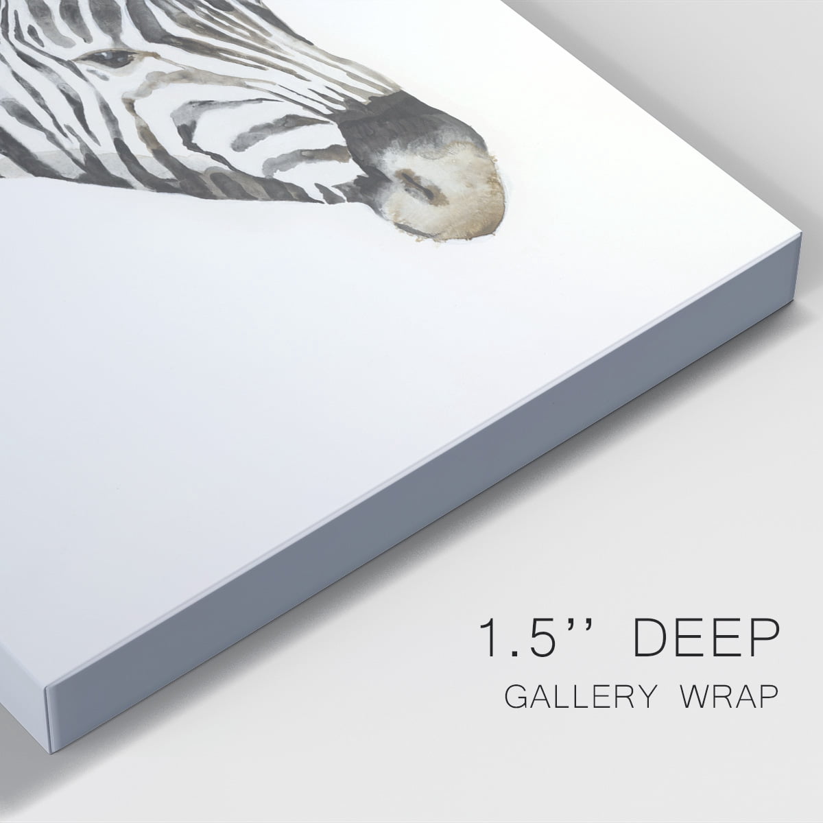 Zebra Stripes Premium Gallery Wrapped Canvas - Ready to Hang