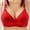 Red, variant on Samickarr Wireless Minimizer Bras for Women Full Coverage Gathered Up Lingerie Wirefree Comfort Breathable Minimizer Bralettes Adjustable Shoulder Strap Daily Bras