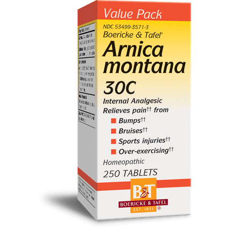 - Boericke & Tafel Arnica Montana 30C Tablets, 250 Ct