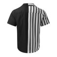 thumbnail image 2 of Camisas s Para Hombre Manga Larga Camisa de cuello de solapa con botón de bloque de color de manga corta para hombre (Black, L), 2 of 6