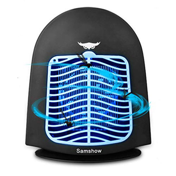 Samshow Bug Zapper Light with Photocell Indoor Pole Mount Light for