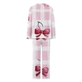 thumbnail image 3 of RXMEKW Haut à Manches Longues pour Femmes, Ensemble de Vêtements de Nuit Décontractés pour Femmes avec Imprimé Mode, 3 of 6