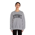 thumbnail image 4 of Stowe Vermont VT Sweatshirt Gifts Crew Neck Shirt Long Sleeve Unisex, 4 of 7