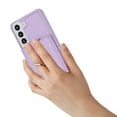 thumbnail image 2 of Compatible with Samsung Galaxy S22 Wallet Phone Case,360°Rotation Finger Ring Holder Kickstand,with Card Holder,Lychee Pattern PU Leather Durable Shockproof Rugged Phone Case,Purple, 2 of 12