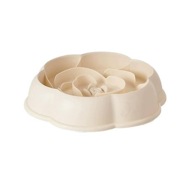 Slow Feed Bowls for Durable TPR Design Mitigates Gulping Indoor Use Cat Dog Bowls for Slow Eating