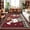 Red, variant on Retro Cartoon Chef Washable Area Rug 2 x 3 ft Vintage Break Farmhouse Traditional Food Rustic Soft Non Slip Rugs Stain Repellent Indoor Felt Carpet for Living Dining Room Bedroom Home Office
