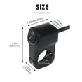 thumbnail image 2 of chengsi Motorcycle Handlebar Headlight Switch Motorbike Fog Spotlight On-Off Switch Waterproof Aluminum Alloy Switch 12V 22mm Accessory, 2 of 10
