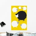 thumbnail image 1 of Black Sheep Concepts Wall Mural Decal by Wallmonkeys Vinyl Peel and Stick Graphic (36 in H x 25 in W, 1 of 4