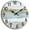 Red, variant on Wall Clock Silent Non Ticking Wall Clocks Battery Operated, Rustic Coastal Country Clock Decorative for Bathroom Kitchen(12 inch)