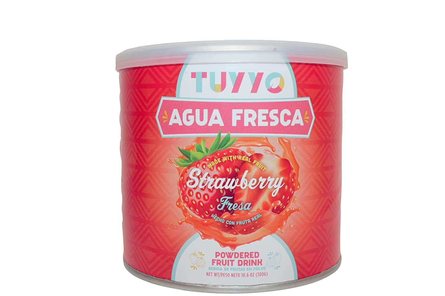 YAME Strawberry Agua Fresca Powdered Fruit Drink, 10.6 oz, Only 1 Pack