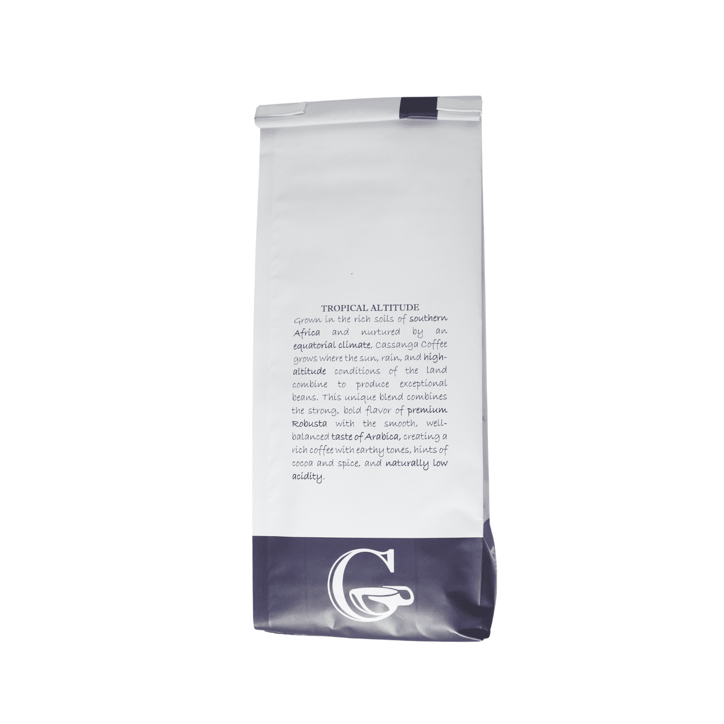 Cassanga Coffee — Natural Medium Roast, Whole Bean Coffee 18 oz (510 g)