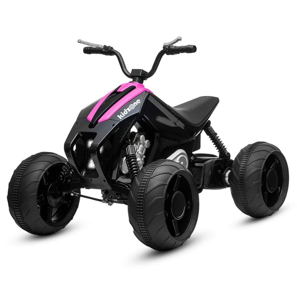 Kidzone Kids Ride On ATV, Powerful 12V Battery Powered 45W Electric