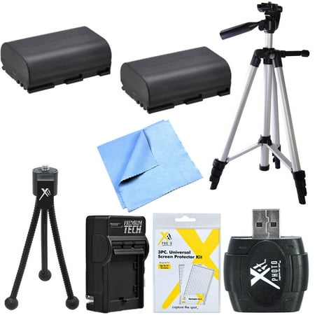 2x LP-E6 Battery Kit Micro Fiber Cloth, Table-top & 60 2x LP-E6 Battery Kit Micro Fiber Cloth, Table-top & 60