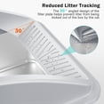 thumbnail image 5 of Stainless Steel Cat Litter Box with High Sides, Xl Stainless Steel Litter Box for Big Cats and Multi-cat, Anti-urine Leakage, Non-stick, 22.8"*14.5"*10", Silver Gary, 5 of 8