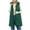 #1 Green, variant on PFRNLF Long Puffer Vest for Women Winter Sleeveless Puffy Jacket Casual Quilted Hooded Warm Outerwear