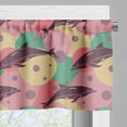 thumbnail image 3 of Ambesonne Aquatic Valance Pack of 2, Dolphin Underwater, 42"X12", Jade Green Dried Rose, 3 of 5