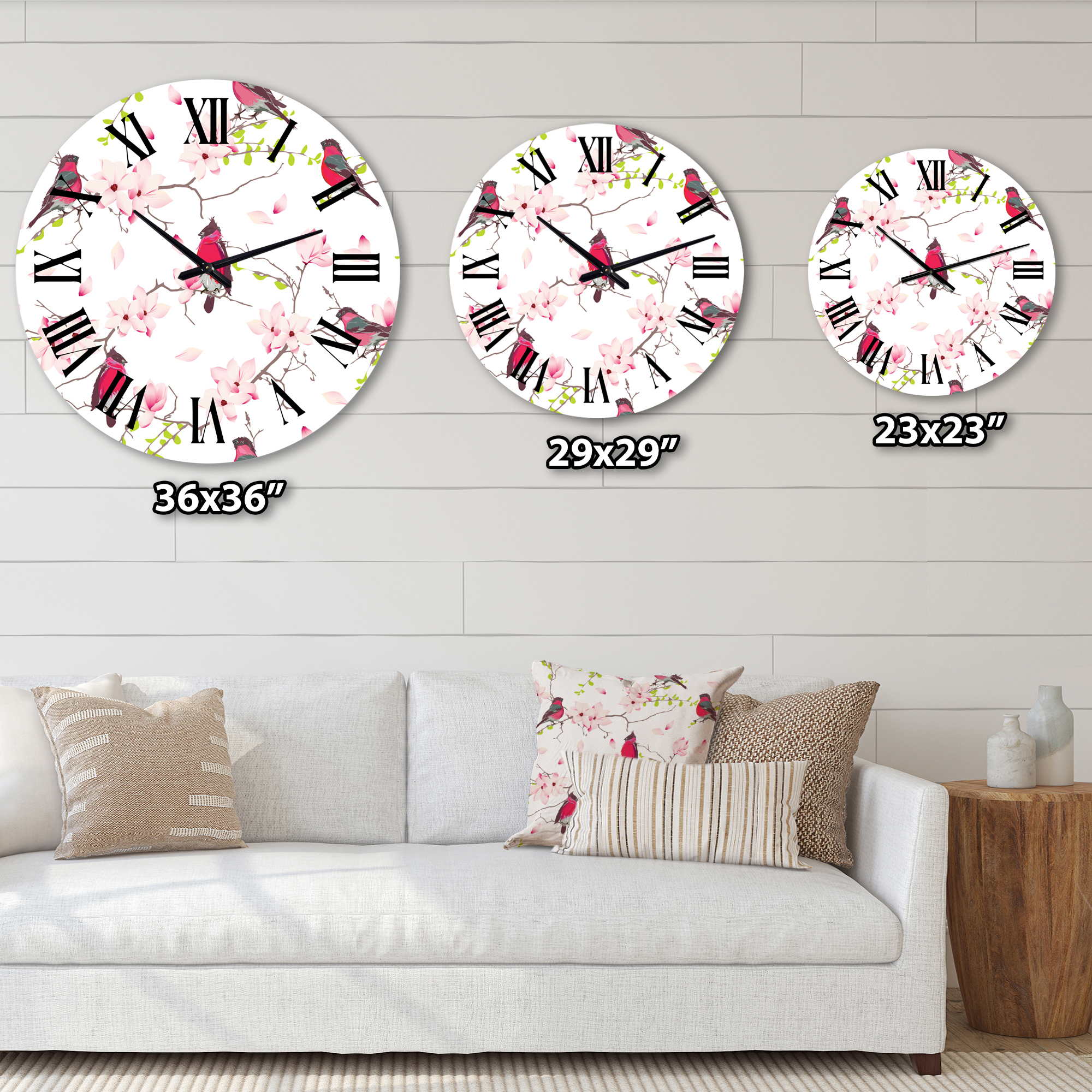 Designart 1 in Traditional Wall Clock