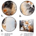 thumbnail image 3 of Designart "Creature Auburn Canine" Animals Metal Wall Decor, 3 of 5