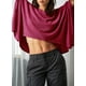 thumbnail image 4 of Camisas de verano Dokotoo para mujer, talla grande, crop top 2025, 4 of 6