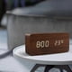 thumbnail image 2 of LED Wooden Table Clock with USB/AAA Power, Voice-Controlled Alarm and Digital Display, 2 of 4