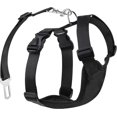 thumbnail image 1 of KAIYANG Arnés tipo chaleco para mascotas con correas de hombro ajustables y hebilla de liberación rápida (negro, S) L negro, 1 of 5