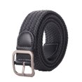 thumbnail image 1 of Cinturón de lona elástica para jeans, tejido elástico, sin costuras, invisible, sin perforaciones, para hombres y mujeres, combinable, cinturón perezoso, 1 of 6