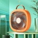 thumbnail image 5 of Ventilador de Escritorio Plegable Naranja con Pantalla Digital y Función de Temporizador, Alimentado por USB, 5 of 5