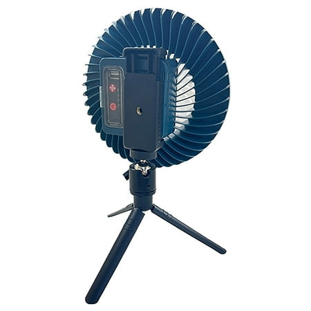 

Camping Tent Fan With Hanging Hook Back Magnet LED Ceiling Fan For Outdoor Camping USB Rechargeable Emergency Camp Light